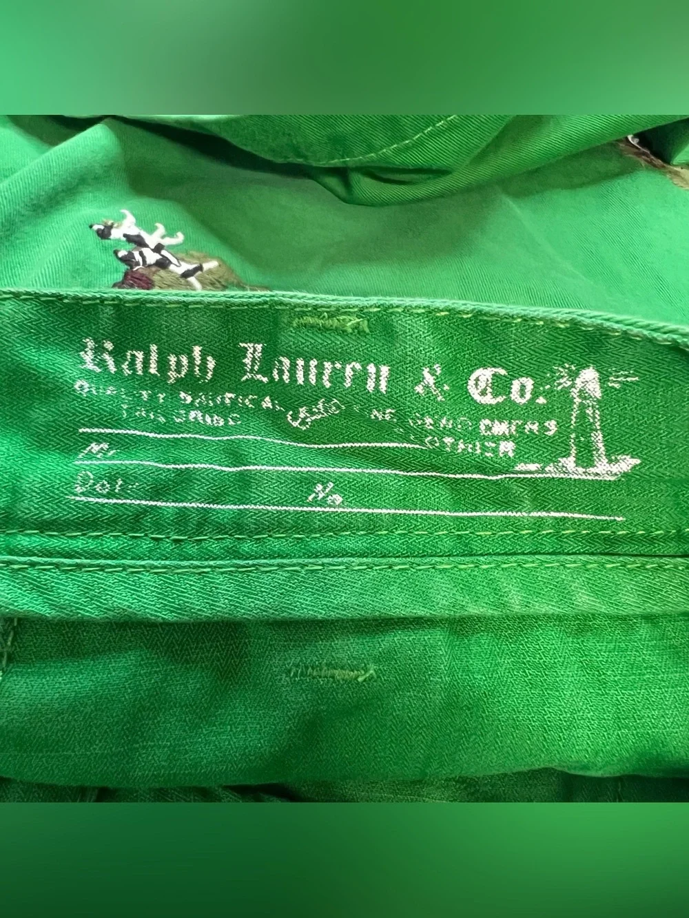 Polo Ralph Lauren Country Huntsman Shorts Mens 32/34 Green